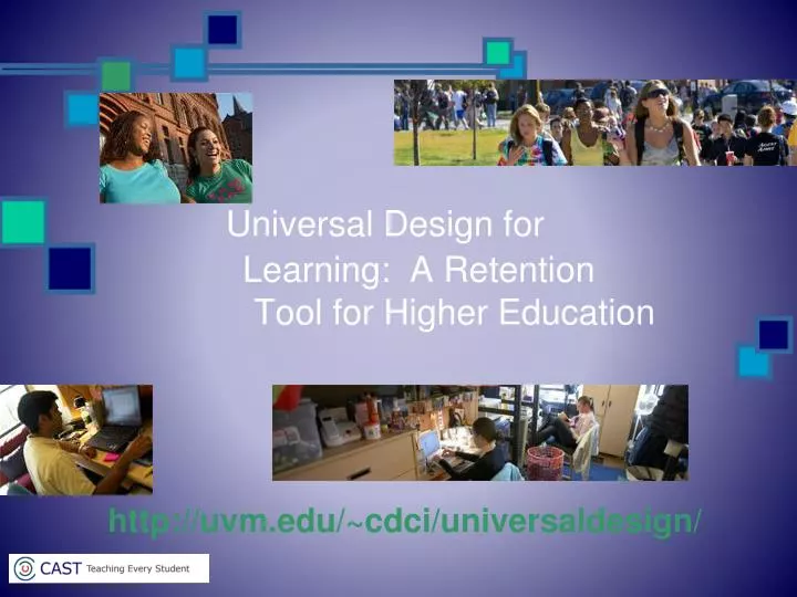 universal design for learning a retention tool for higher education