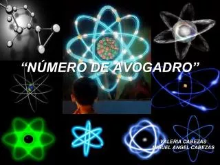 n mero de avogadro