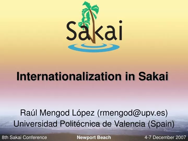 internationalization in sakai