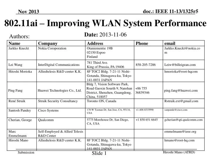 802 11ai improving wlan system performance