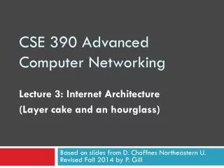 CSE 390 Advanced Computer Networking