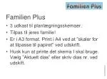 Familien Plus - slide 1