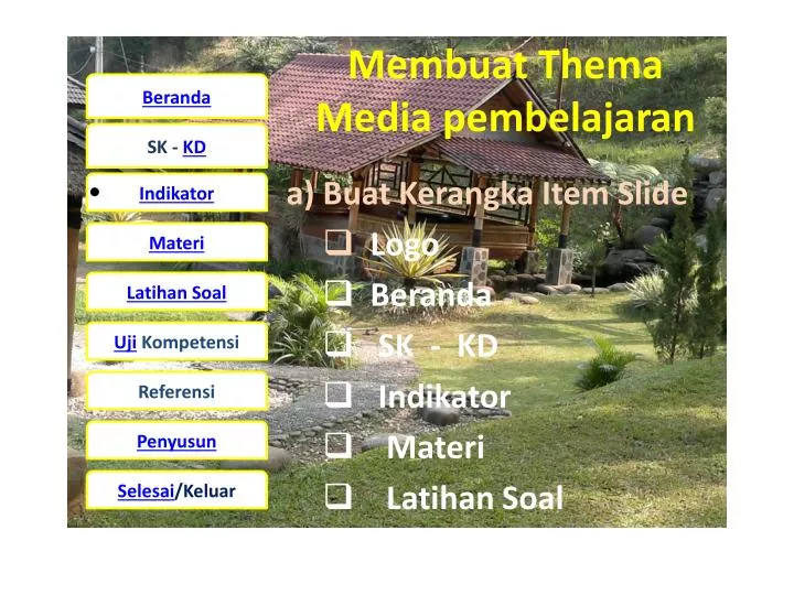 membuat thema media pembelajaran