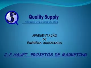 j p haupt projetos de marketing