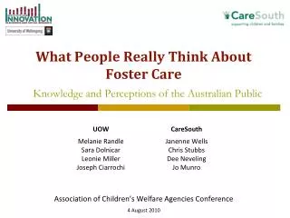What People Really Think About Foster Care