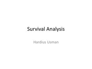 survival analysis