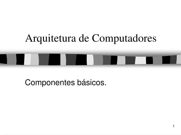 arquitetura de computadores