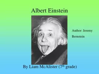 Albert Einstein