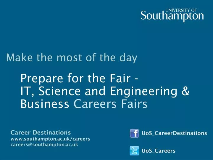 prepare for the fair it science and engineering business careers fairs