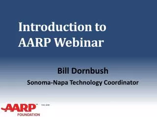 Introduction to AARP Webinar
