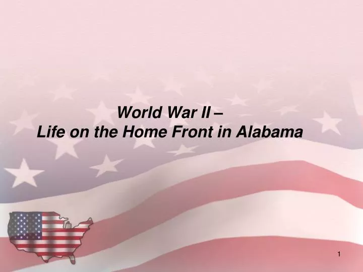 world war ii life on the home front in alabama
