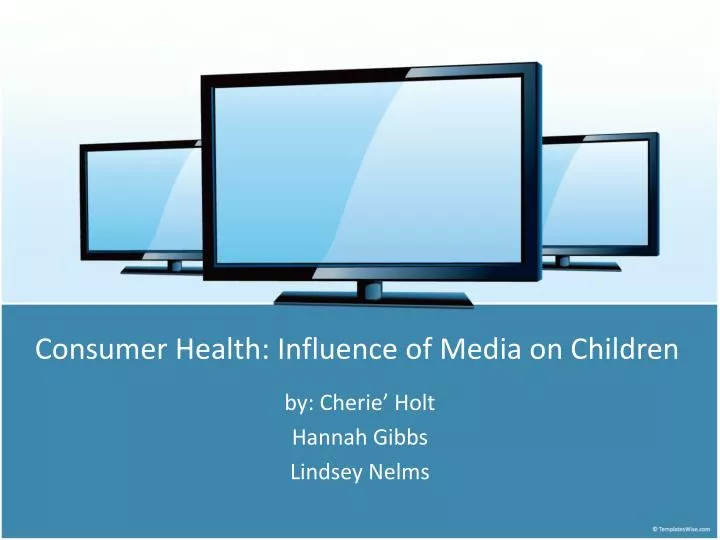 consumer health influence of media on children