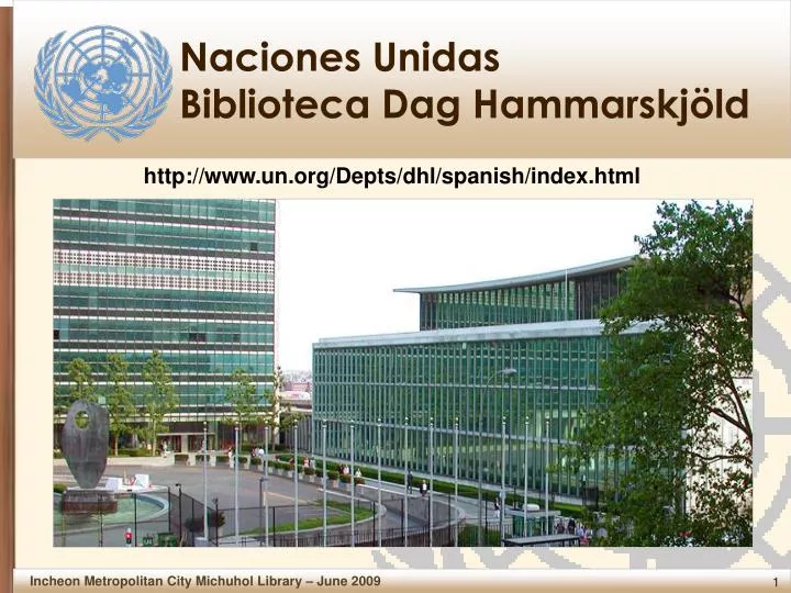 naciones unidas biblioteca dag hammarskj ld