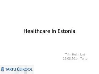 Healthcare in Estonia