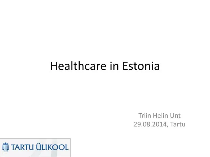 healthcare in estonia