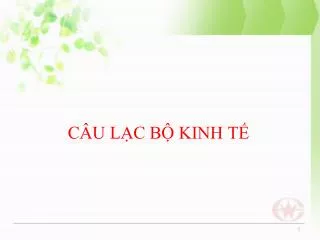 c u l c b kinh t