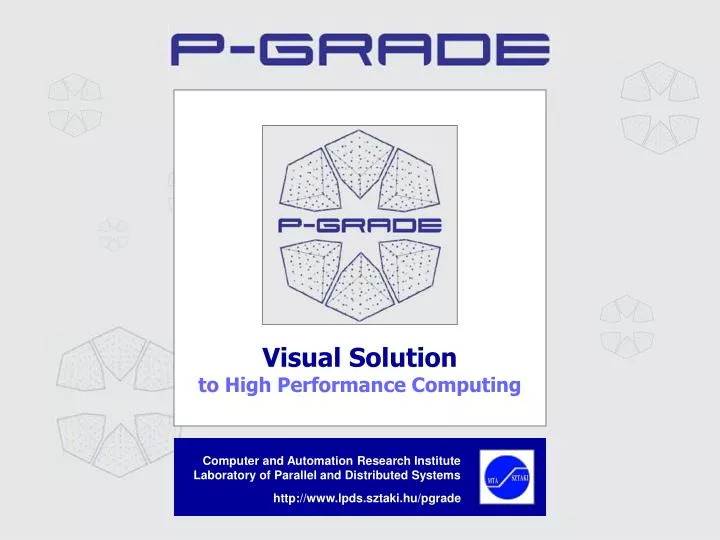 visual solution to high performance computing