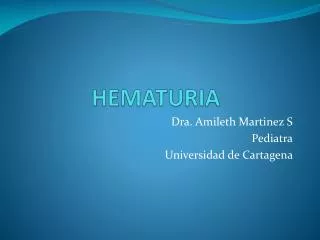 hematuria
