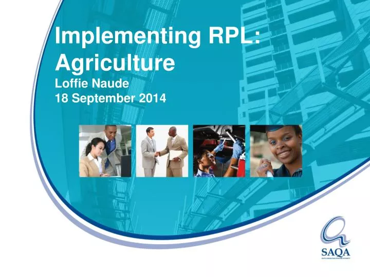 implementing rpl agriculture loffie naude 18 september 2014