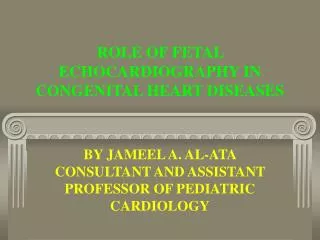 ROLE OF FETAL ECHOCARDIOGRAPHY IN CONGENITAL HEART DISEASES
