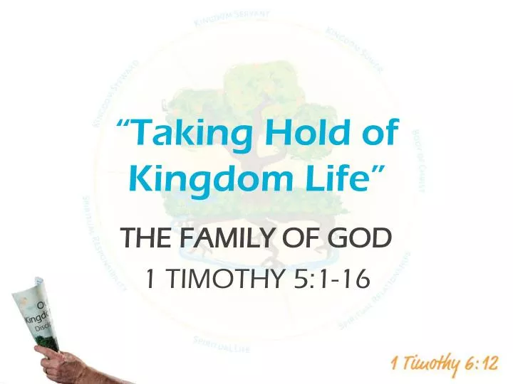 taking hold of kingdom life