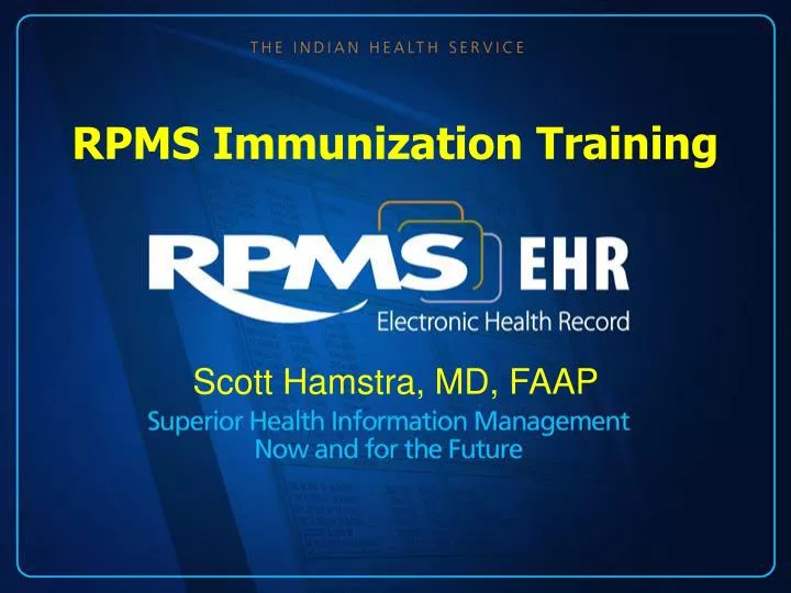 rpms immunization training