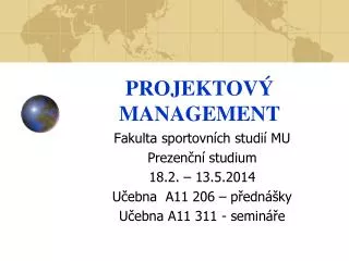 projektov management