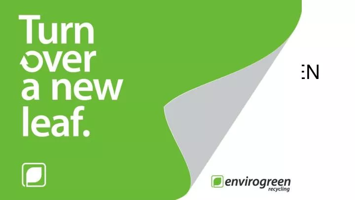welcome to envirogreen recycling ltd