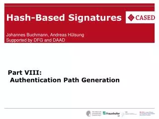 Hash-Based Signatures