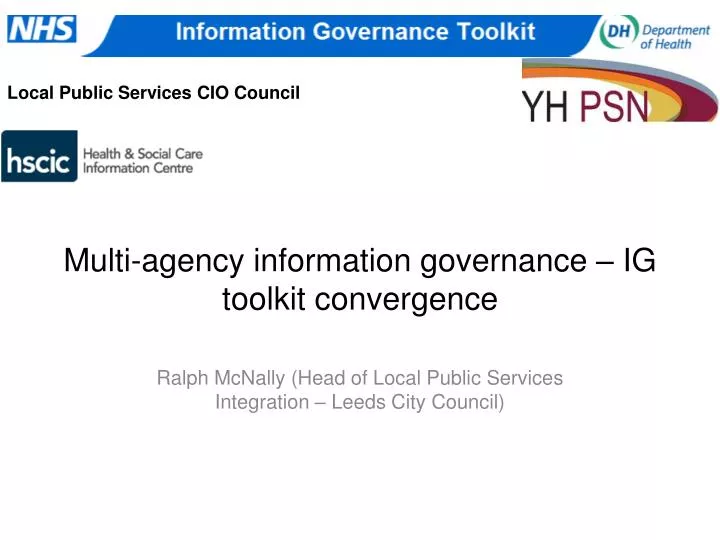 multi agency information governance ig toolkit convergence