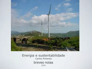 energia e sustentabilidade carlos pimenta