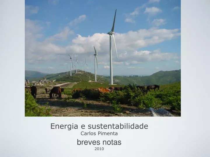 energia e sustentabilidade carlos pimenta