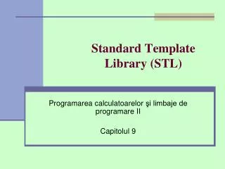 standard template library stl
