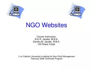 NGO Websites