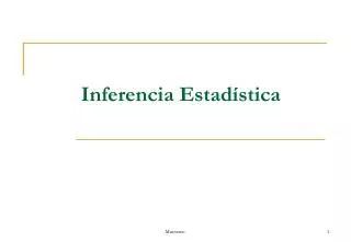 inferencia estad stica