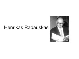 henrikas radauskas