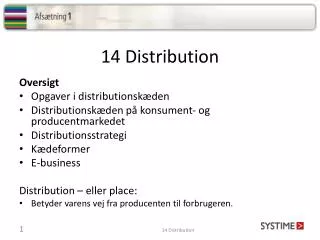 14 distribution