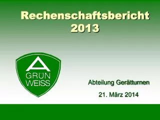 rechenschaftsbericht 2013