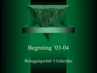 begroting 03 04