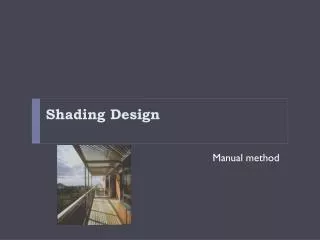 shading design