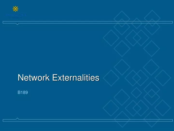 network externalities