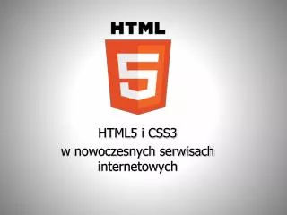 html5 i css3 w nowoczesnych serwisach internetowych