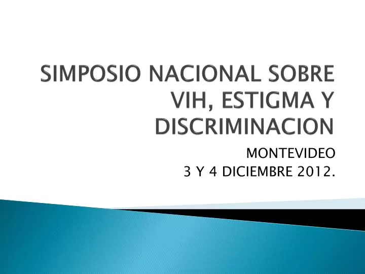 simposio nacional sobre vih estigma y discriminacion