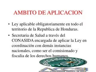 ambito de aplicacion