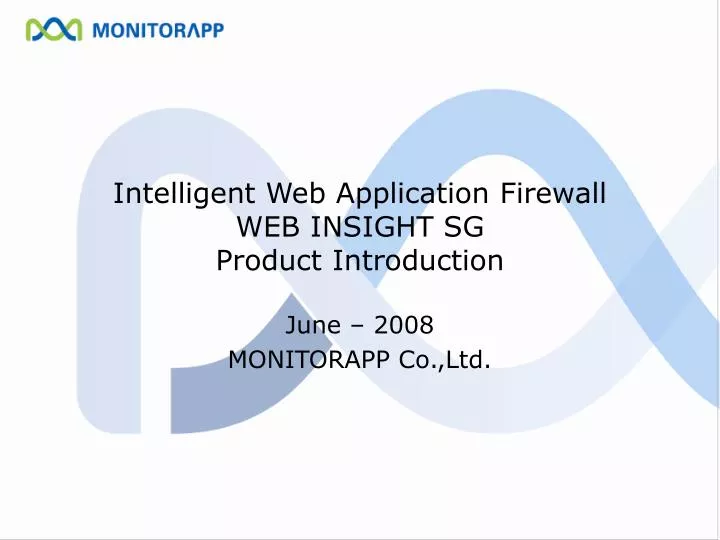 intelligent web application firewall web insight sg product introduction