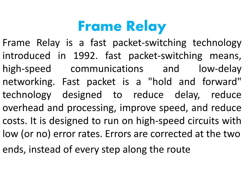 PPT - Frame Relay PowerPoint Presentation, free download - ID:5721455