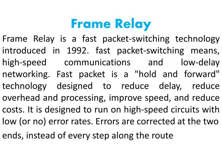 frame relay