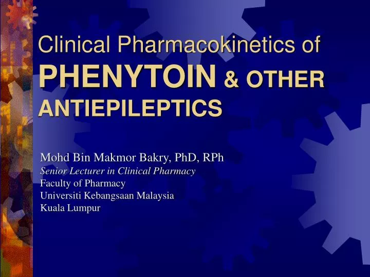 clinical pharmacokinetics of phenytoin other antiepileptics