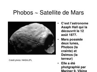 phobos satellite de mars