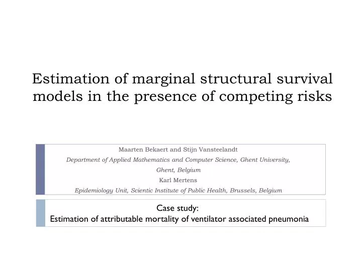 estimation of marginal structural survival models in the presence of competing risks